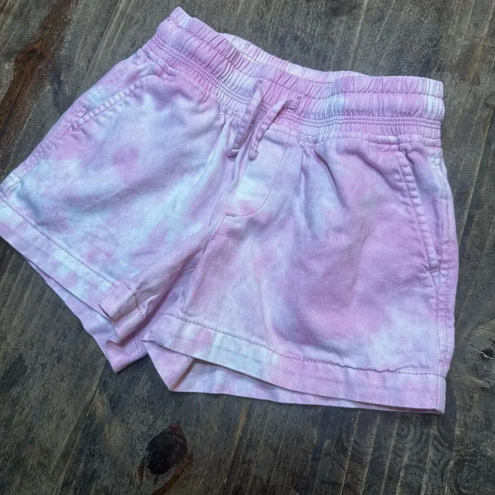Gap Kids Pink Sweat Shorts sz S (6-7) Pink Tie-Dye Shorts